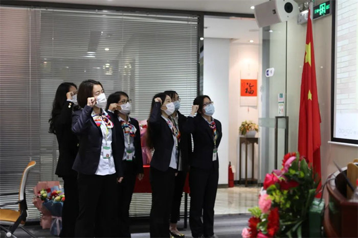 广东博皓召开2022年度年终总结暨2023年工作计划会议：总班委宣誓